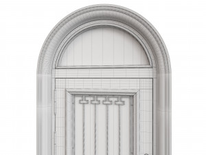 Entrance classic door 67 Modelo 3D