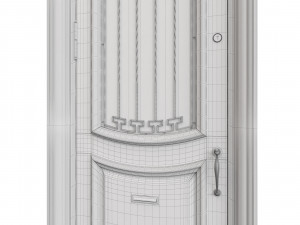 Entrance classic door 67 Modelo 3D