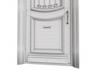 Entrance classic door 67 Modelo 3D