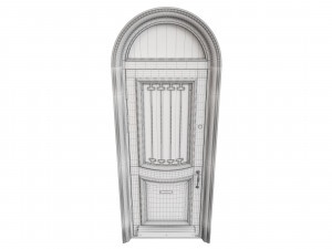 Entrance classic door 67 Modelo 3D