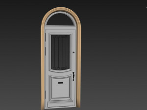 Entrance classic door 67 Modelo 3D