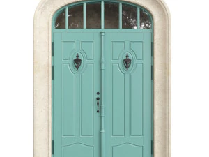 Drzwi wejściowe klasyczne 68 Model 3D