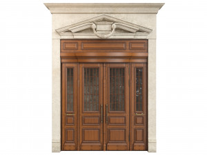 Entrance classic door 69 3D Model