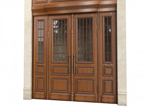 Entrance classic door 69 3D Model