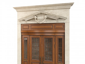 Entrance classic door 69 3D Model