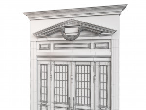 Entrance classic door 69 3D Model