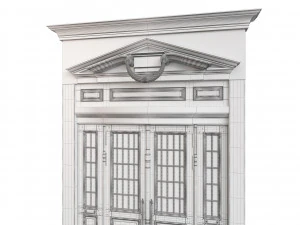 Entrance classic door 69 3D Model