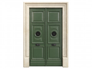 Entrance classic door 70 3D Модель