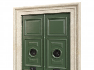 Entrance classic door 70 3D Модель