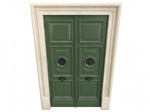 Entrance classic door 70 3D Модель