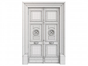 Entrance classic door 70 3D Модель