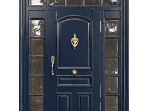 Entrance classic door 71 3D मॉडल