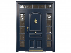 Entrance classic door 71 Modello 3D