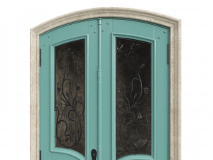 Entrance classic door 72 Model 3D