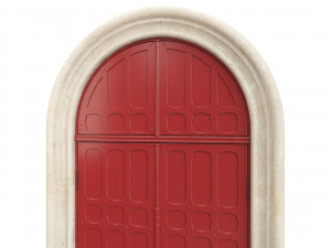 Entrance classic door 73 3D Model