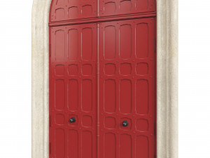 Entrance classic door 73 3D Model