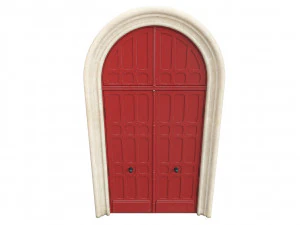 Entrance classic door 73 3D Model