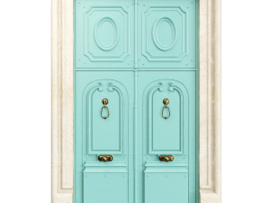 Entrance classic door 74 3D Model