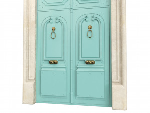 Entrance classic door 74 3D मॉडल