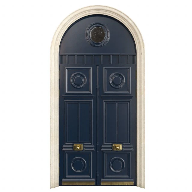 Entrance classic door 75 3D Model .c4d .max .obj .3ds .fbx .stl .blend 
