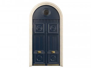 Entrance classic door 75 3D Модель