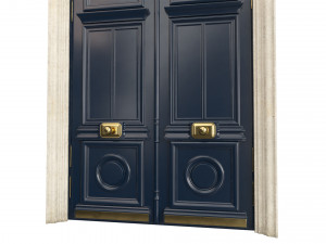 Entrance classic door 75 3D Модель