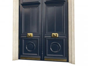 Entrance classic door 75 3D Model