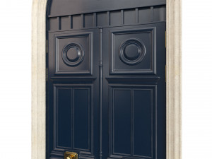 Entrance classic door 75 3D Модель