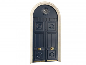 Entrance classic door 75 3D Модель