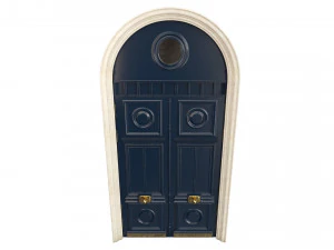 Entrance classic door 75 3D Model
