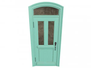 Entrance classic door 76 3D Model
