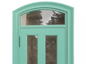 Entrance classic door 76 3D Model