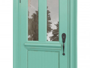 Entrance classic door 76 3D मॉडल
