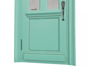 Entrance classic door 76 3D मॉडल