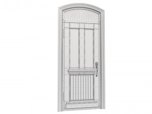 Entrance classic door 76 3D मॉडल