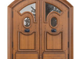 Entrance classic door 77 Model 3D