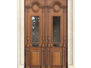 Вхідні класичні двері 78 3D Модель