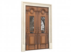 Entrance classic door 78 Model 3D