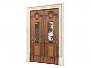 Entrance classic door 78 Model 3D