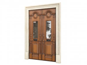 Entrance classic door 78 3D Model