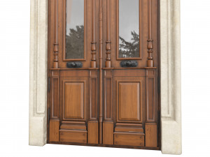 Entrance classic door 78 Model 3D