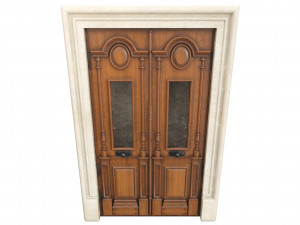 Entrance classic door 78 Model 3D