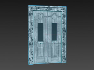 Entrance classic door 78 Model 3D