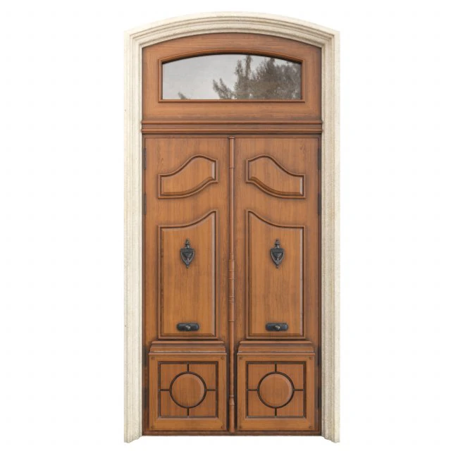 Entrance classic door 79 3D Model .c4d .max .obj .3ds .fbx .stl .blend 