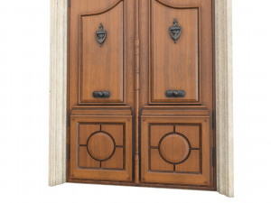 Entrance classic door 79 Modèle 3D
