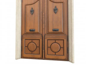 Entrance classic door 79 3D Model