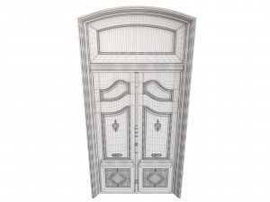 Entrance classic door 79 Modèle 3D