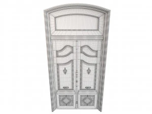 Entrance classic door 79 3D Model