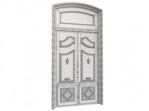 Entrance classic door 79 3D Model