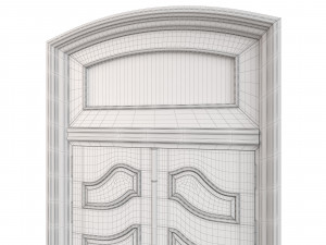 Entrance classic door 79 Modèle 3D